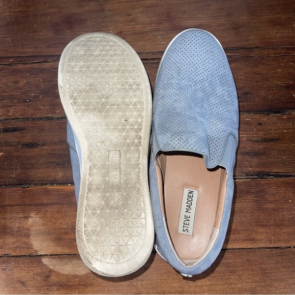 Steve Madden Gray Sneakers Slip-On Casual - Picture 5 of 6